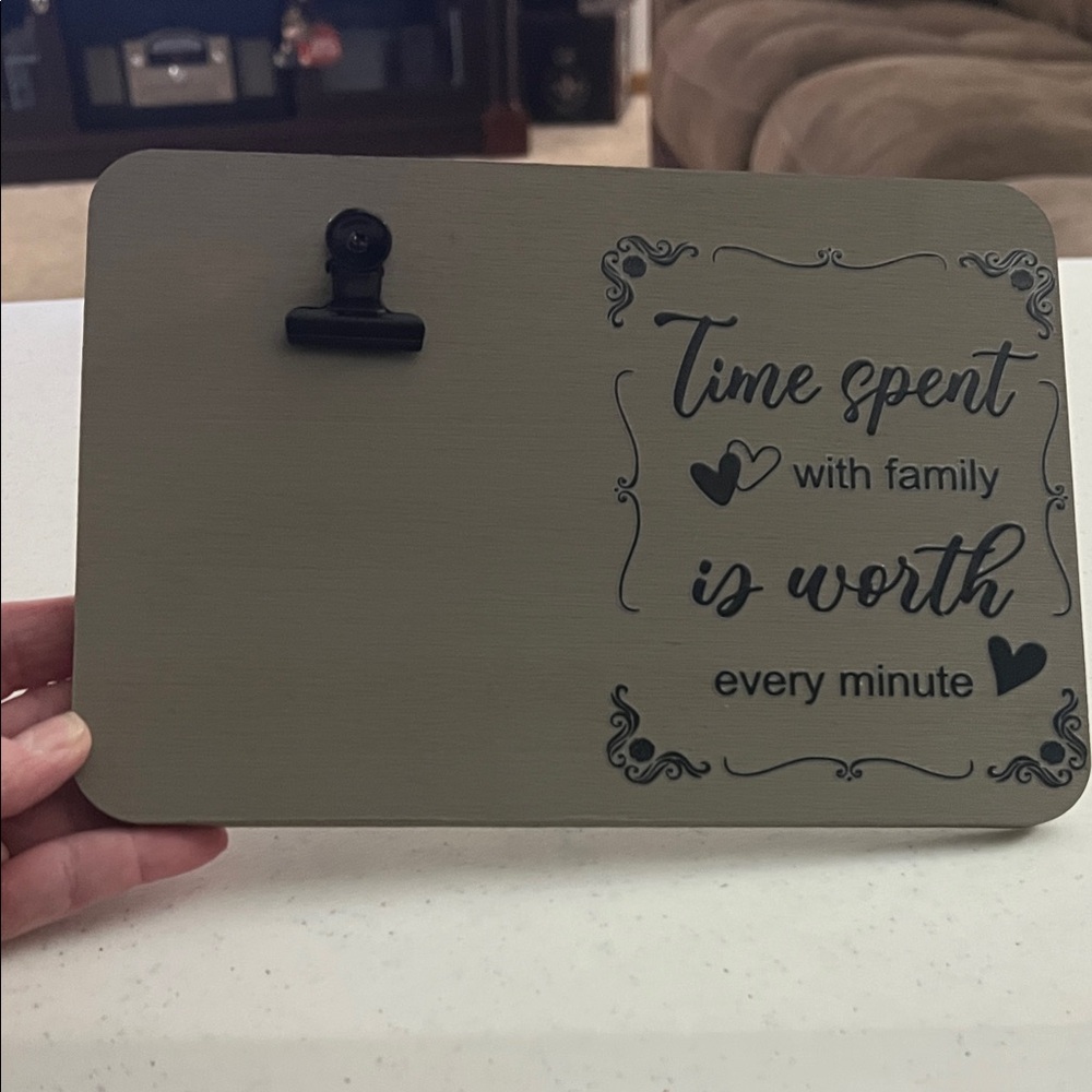 Decorative Plaque with Clip